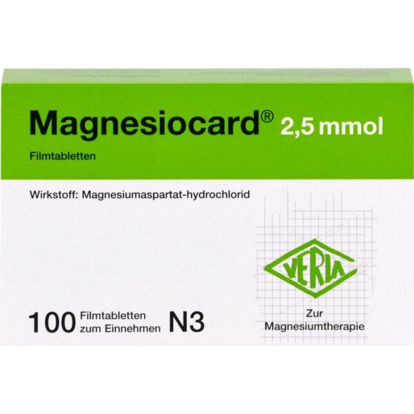 MAGNESIOCARD 2,5 mmol Filmtabletten 100 St.