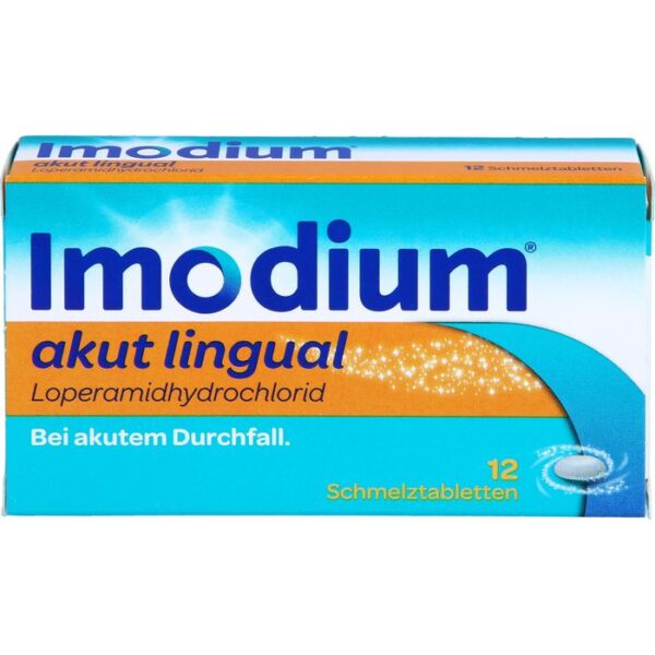 IMODIUM akut lingual Schmelztabletten 12 St.