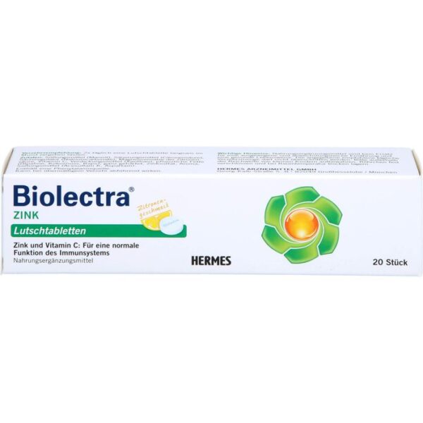 BIOLECTRA Zink Lutschtabletten 20 St.