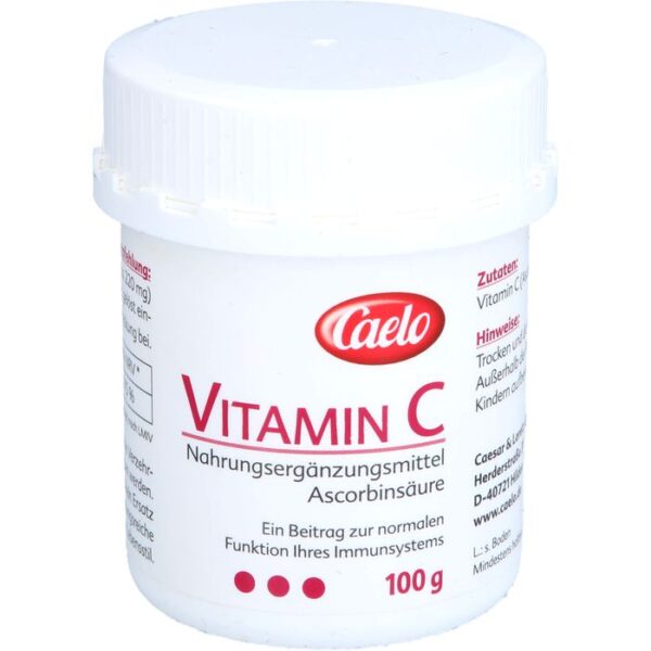 VITAMIN C ASCORBINSÄURE Caelo HV-Packung 100 g