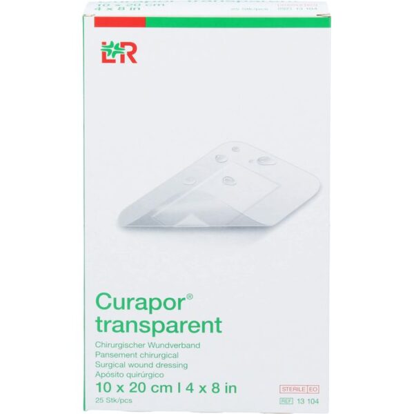 CURAPOR Wundverband steril transparent 10x20 cm 25 St.