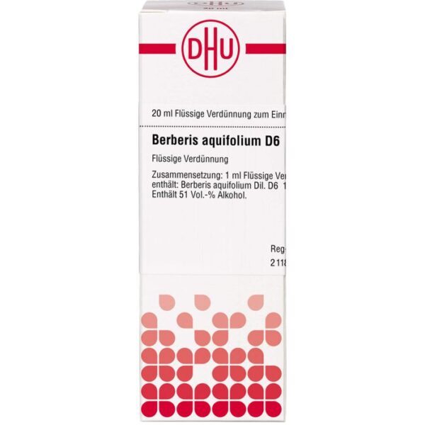 BERBERIS AQUIFOLIUM D 6 Dilution 20 ml