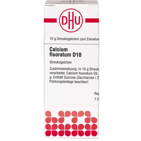 CALCIUM FLUORATUM D 10 Globuli 10 g