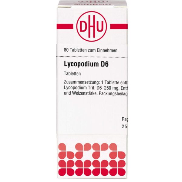 LYCOPODIUM D 6 Tabletten 80 St.