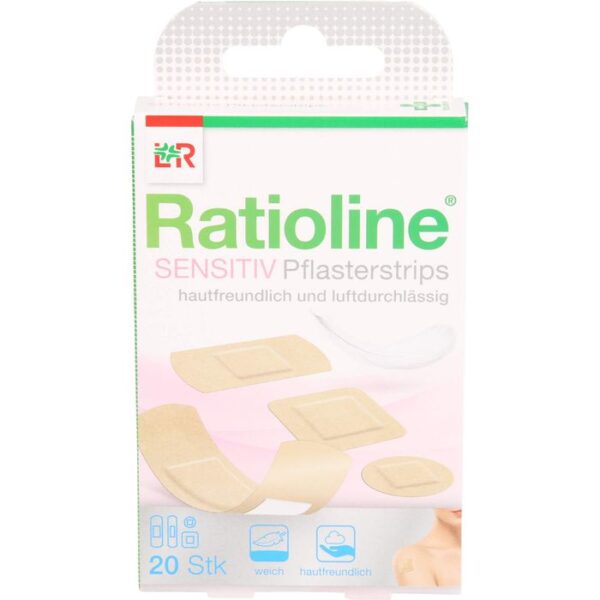 RATIOLINE sensitive Pflasterstrips in 4 Größen 20 St.