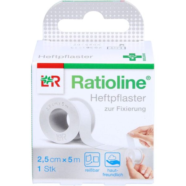 RATIOLINE acute Heftpflaster 2,5 cmx5 m 1 St.