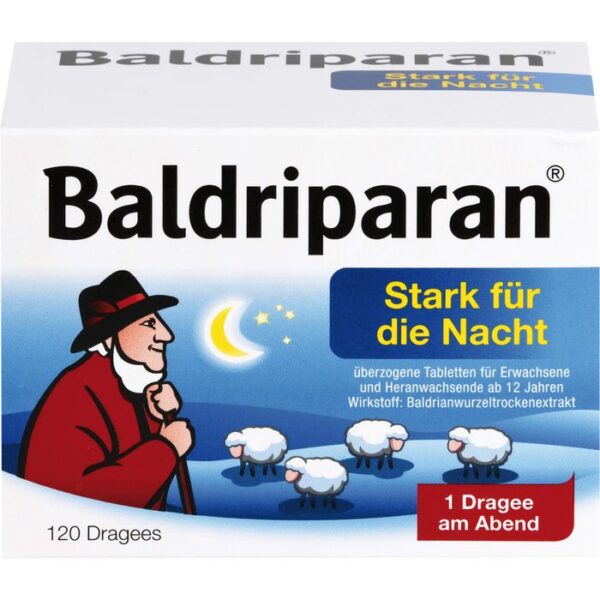 BALDRIPARAN Stark für die Nacht überzogene Tab. 120 St.