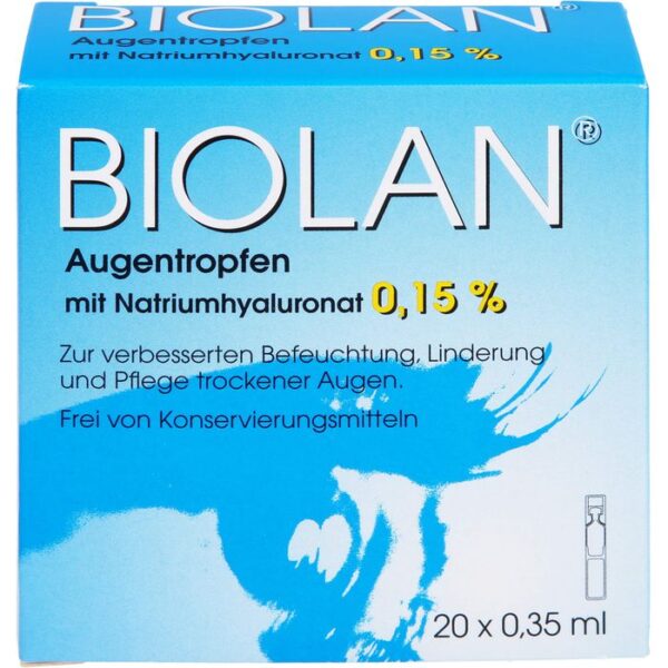 BIOLAN Augentropfen Einzeldosispipetten 7 ml