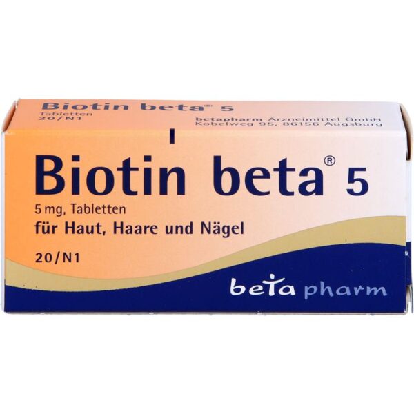 BIOTIN BETA 5 Tabletten 20 St.