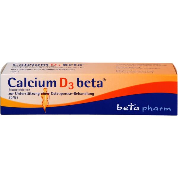 CALCIUM D3 beta Brausetabletten 20 St.