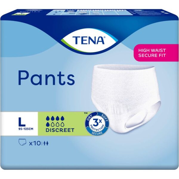 TENA PANTS Discreet L bei Inkontinenz 10 St.