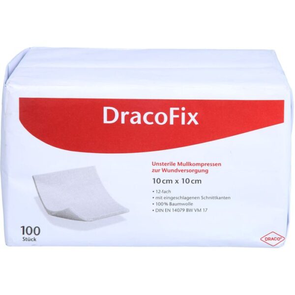 DRACOFIX OP-Kompressen 10x10 cm unsteril 12fach 100 St.