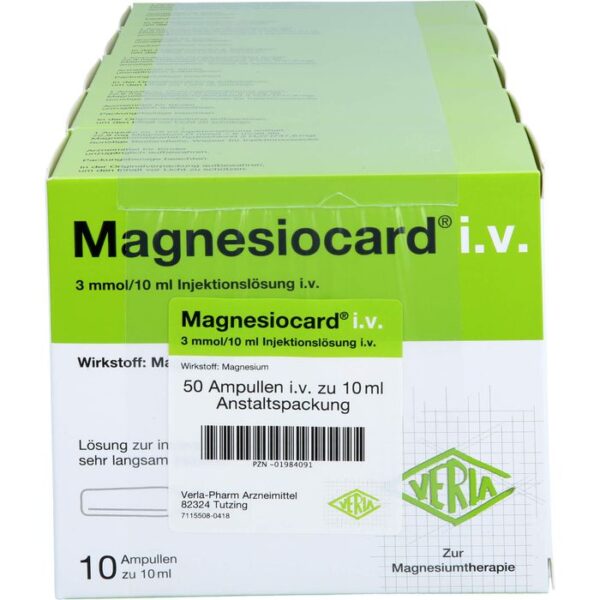 MAGNESIOCARD i.v. Injektionslösung 500 ml