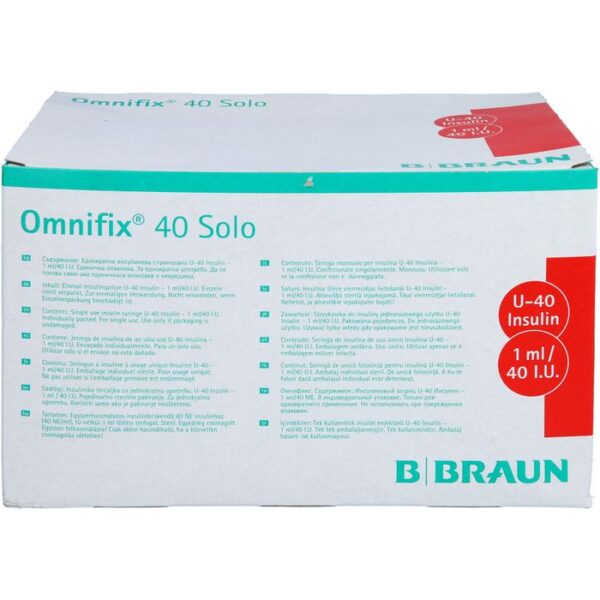 OMNIFIX Solo Insulinspr.1 ml U40 100 ml