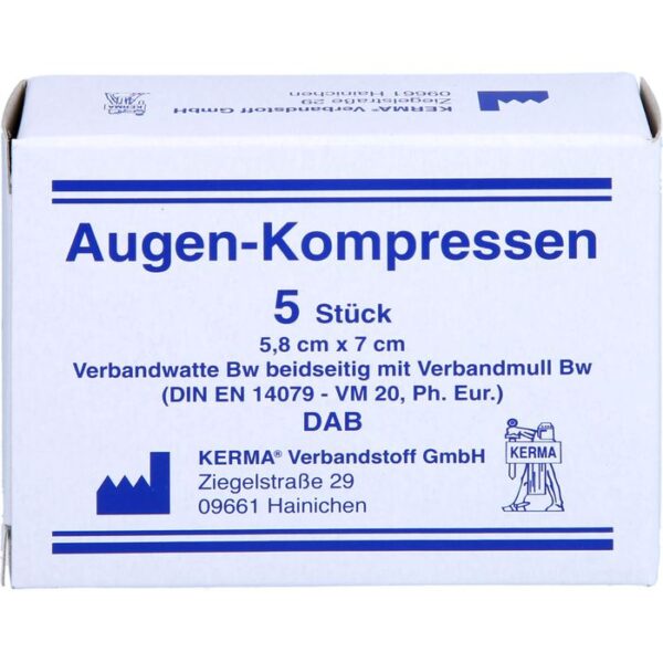 AUGENKOMPRESSEN 5,8x7 cm unsteril 5 St.