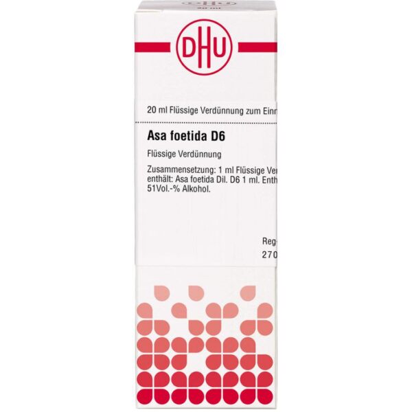 ASA FOETIDA D 6 Dilution 20 ml