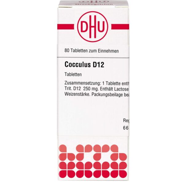 COCCULUS D 12 Tabletten 80 St.