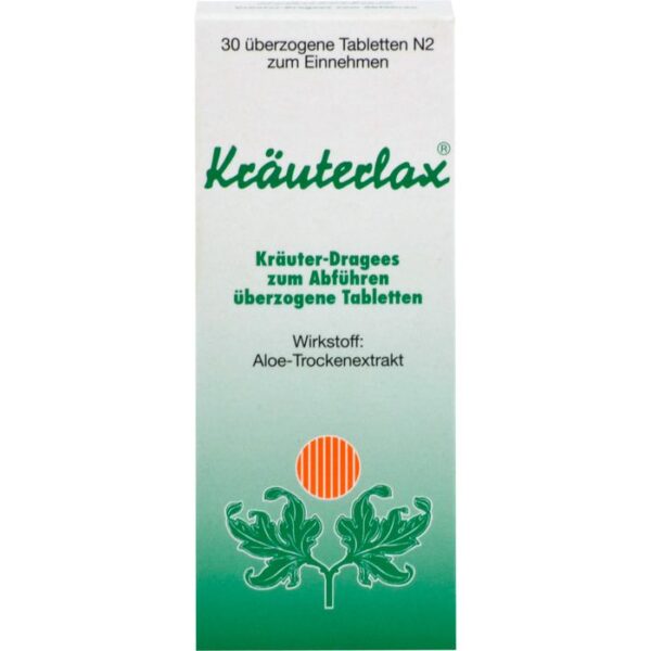 KRÄUTERLAX Dr.Henk 15 mg Kräuterdrag.z.Abführen 30 St.