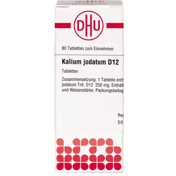 KALIUM JODATUM D 12 Tabletten 80 St.