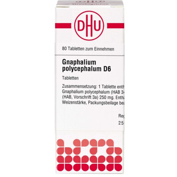 GNAPHALIUM POLYCEPHALUM D 6 Tabletten 80 St.