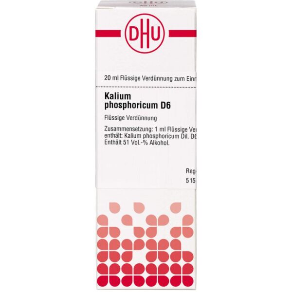 KALIUM PHOSPHORICUM D 6 Dilution 20 ml