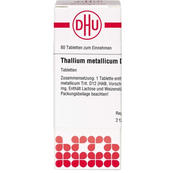 THALLIUM METALLICUM D 12 Tabletten 80 St.