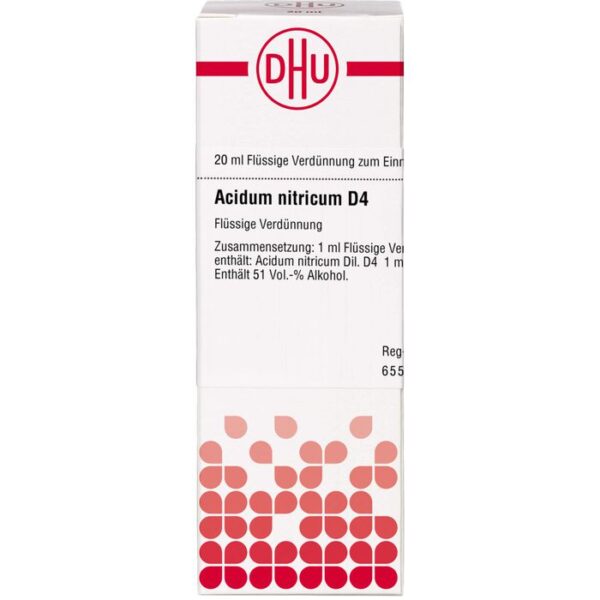 ACIDUM NITRICUM D 4 Dilution 20 ml