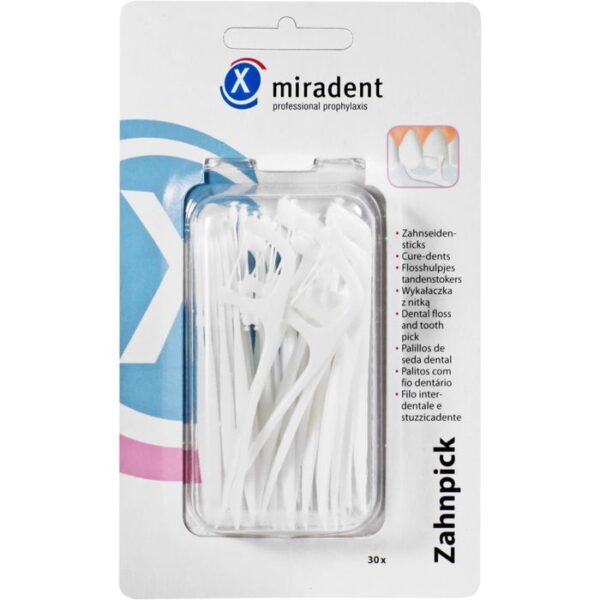 MIRADENT Zahnpick Zahnseidensticks 30 St.