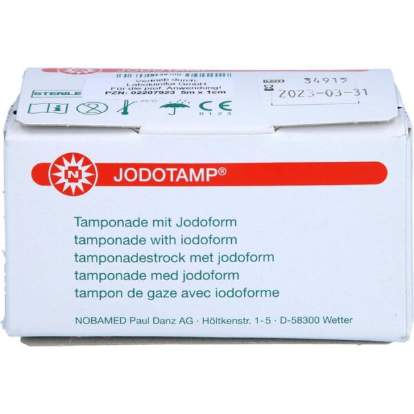 JODOTAMP Tamponadestreifen 1 cmx5 m einz.verp. 1 St.