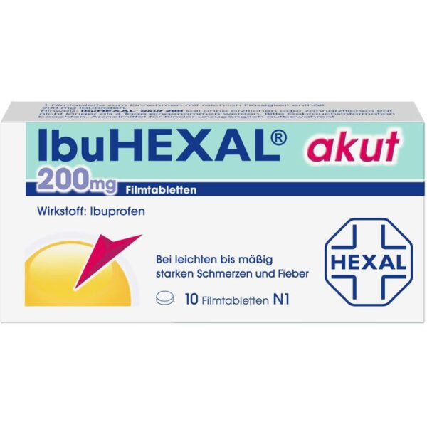 IBUHEXAL akut 200 Filmtabletten 10 St.