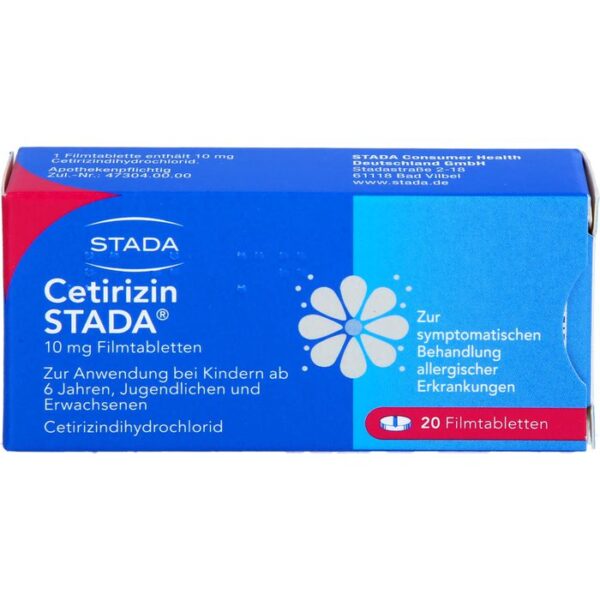 CETIRIZIN STADA 10 mg Filmtabletten 20 St.