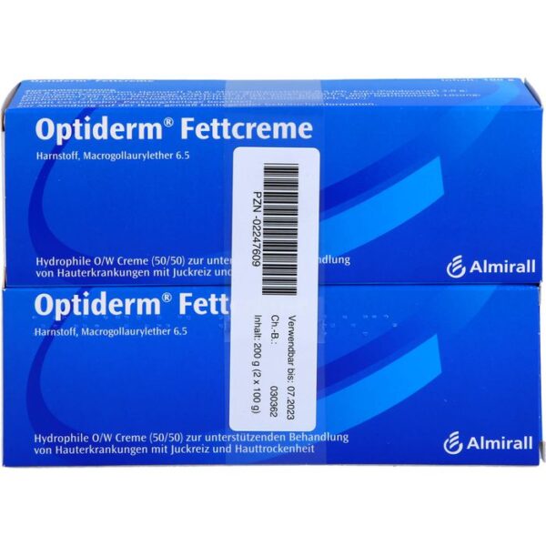 OPTIDERM Fettcreme 200 g