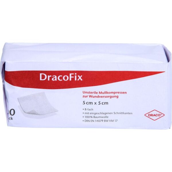 DRACOFIX OP-Kompressen 5x5 cm unsteril 8fach 100 St.