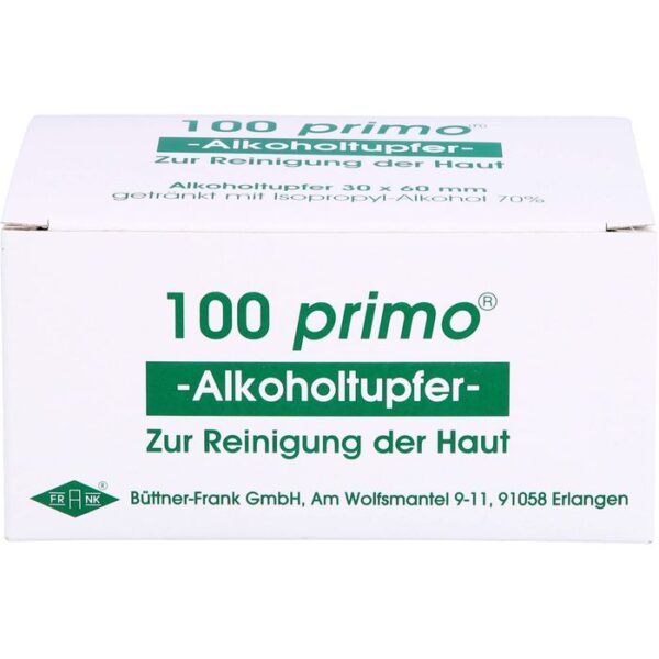 PRIMO Alkoholtupfer 100 St.