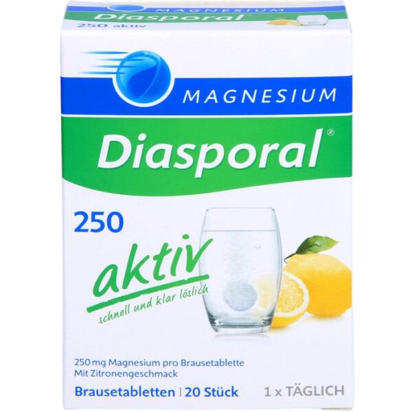 MAGNESIUM DIASPORAL 250 aktiv Brausetabletten 20 St.