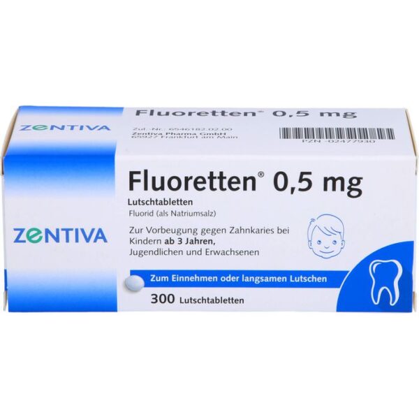 FLUORETTEN 0,5 mg Tabletten 300 St.