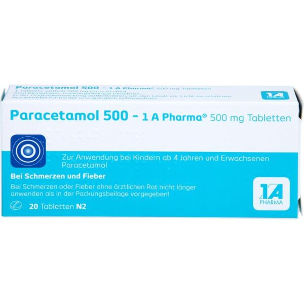 PARACETAMOL 500-1A Pharma Tabletten 20 St.