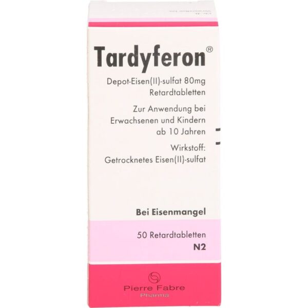 TARDYFERON Depot-Eisen(II)-sulfat 80 mg Retardtab. 50 St.