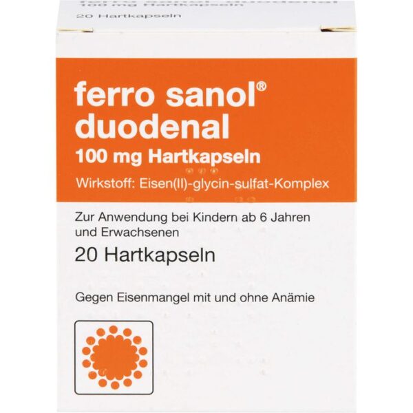 FERRO SANOL duodenal Hartkaps.m.msr.überz.Pell. 20 St.