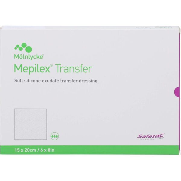 MEPILEX Transfer Schaumverband 15x20 cm steril 5 St.