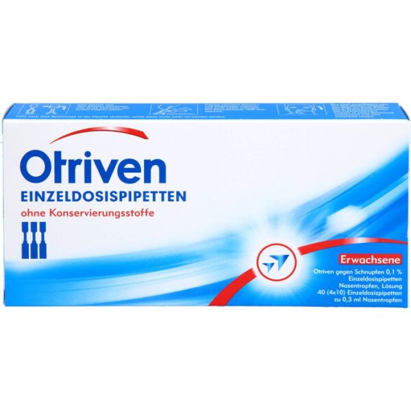 OTRIVEN 0,1% Nasentropfen Einzeldosispipetten 12 ml