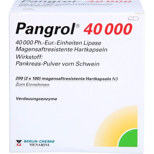 PANGROL 40.000 Hartkps.m.magensaftr.überz.Pell. 200 St.