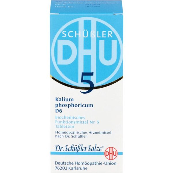 BIOCHEMIE DHU 5 Kalium phosphoricum D 6 Tabletten 200 St.