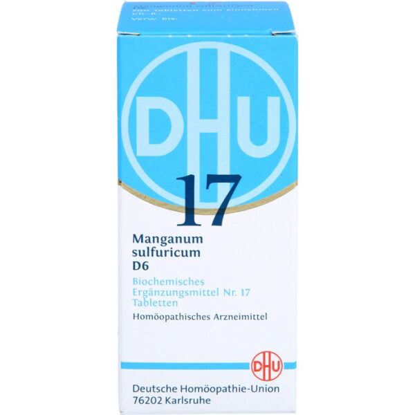 BIOCHEMIE DHU 17 Manganum sulfuricum D 6 Tabletten 200 St.