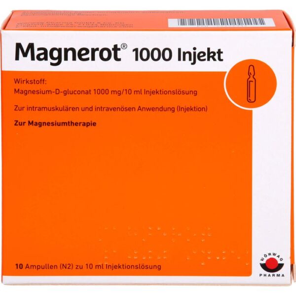 MAGNEROT 1000 Injekt Ampullen 100 ml