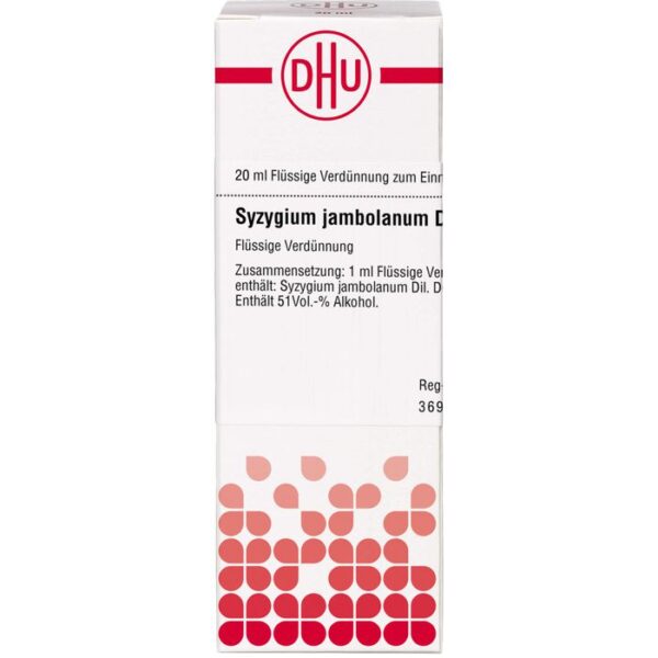 SYZYGIUM JAMBOLANUM D 6 Dilution 20 ml