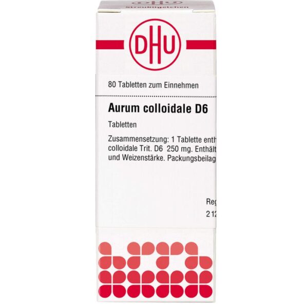 AURUM COLLOIDALE D 6 Tabletten 80 St.