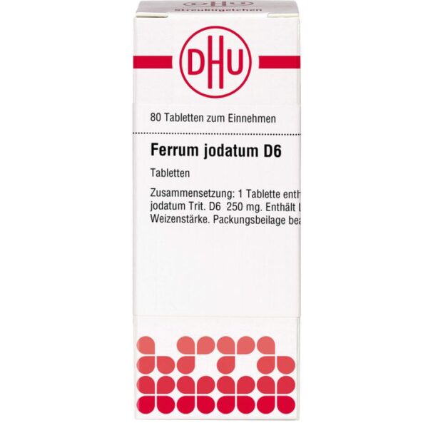 FERRUM JODATUM D 6 Tabletten 80 St.