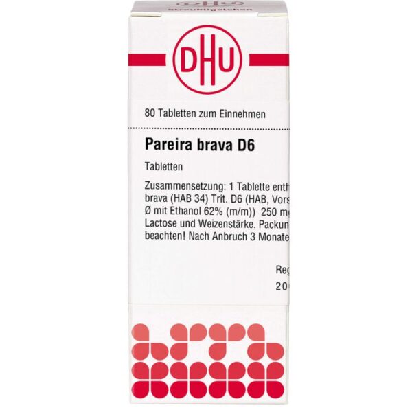 PAREIRA BRAVA D 6 Tabletten 80 St.