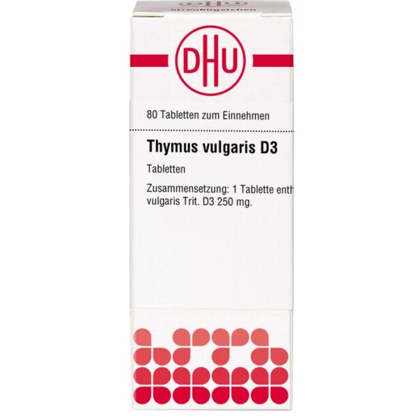 THYMUS VULGARIS D 3 Tabletten 80 St.